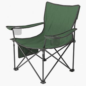 Camping Chair Green 3D model