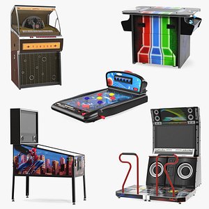 Arcade Games Collection 7 3D model