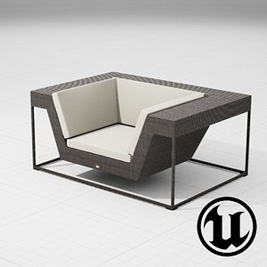 Dedon Zofa Chair 001 UE4