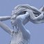 3D mermaid sculpture