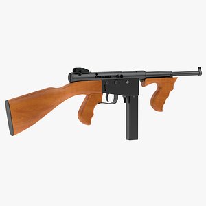 3D Ingram Model 6 Submachine gun model