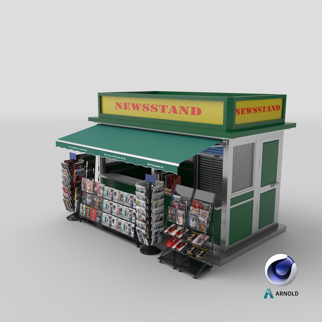 3D Detailed Newspapers Stand Kiosk https://p.turbosquid.com/ts-thumb/m6/GVYdpK/gJ/stemcell_cinema_4d_arnold_render/png/1697471922/1920x1080/fit_q87/89ff94e09e6549423527472ee017ac8e875d1138/stemcell_cinema_4d_arnold_render.jpg
