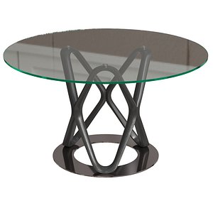 Colico V6 Round crystal dining table