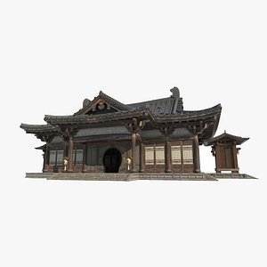 Asian Ancient Architecture Leisure Hall