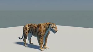 Tiger 3D Model $15 - .unknown .fbx .max .ma .obj .stl - Free3D