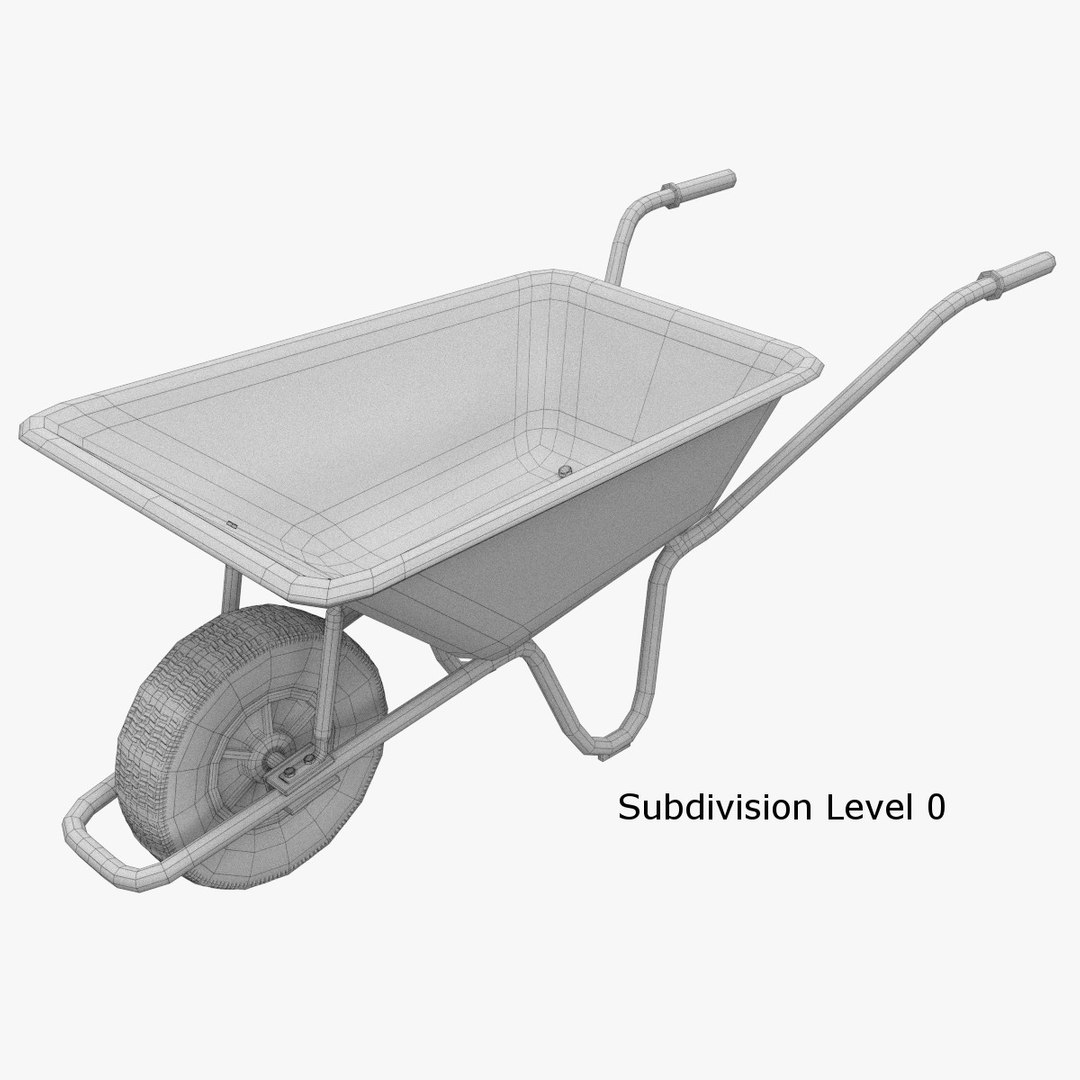 3d Model Wheelbarrow