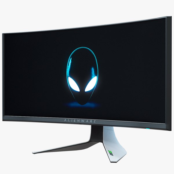 Alienware 게이밍 모니터 PBR 3D 모델 - TurboSquid 1947687
