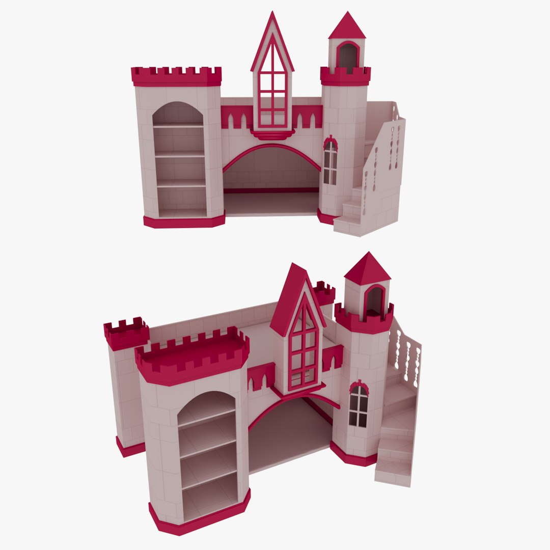 Castle Low Poly Model - TurboSquid 2207988