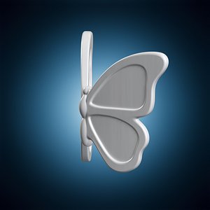 Butterfly Sculpture 3D Print Model