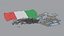 Targa italiana personalizzabile