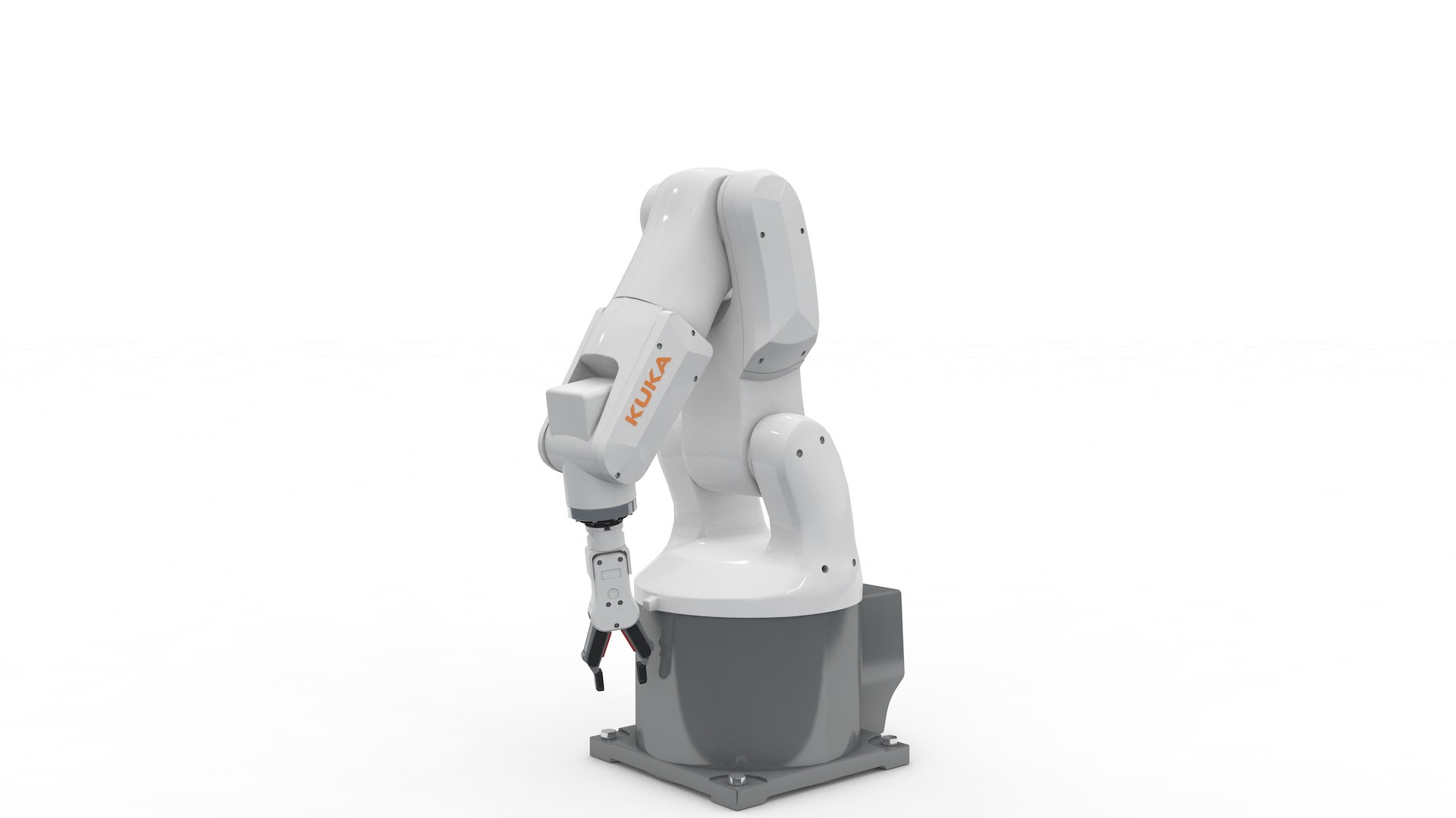Robot Arm Kuka Agilus KR3 540 model https://p.turbosquid.com/ts-thumb/m6/Z7UiJj/1M/kr3_540_0018/jpg/1620349903/1920x1080/fit_q87/6eeee22938ac58c6c2f47b65d3e203397d790c47/kr3_540_0018.jpg