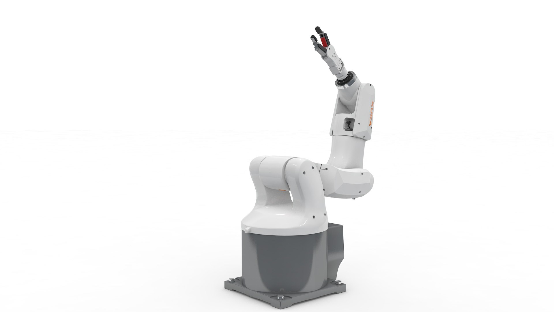Robot Arm Kuka Agilus KR3 540 model https://p.turbosquid.com/ts-thumb/m6/Z7UiJj/Lw/kr3_540_0014/jpg/1620349898/1920x1080/fit_q87/b75226983c801ad1a148c203fd205b4c796a14d5/kr3_540_0014.jpg