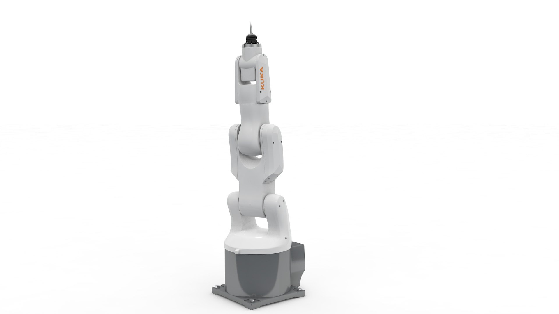 Robot Arm Kuka Agilus KR3 540 model https://p.turbosquid.com/ts-thumb/m6/Z7UiJj/My/kr3_540_0028/jpg/1620349890/1920x1080/fit_q87/427c9bb3306d1ea112bcdca615b35402327e205d/kr3_540_0028.jpg