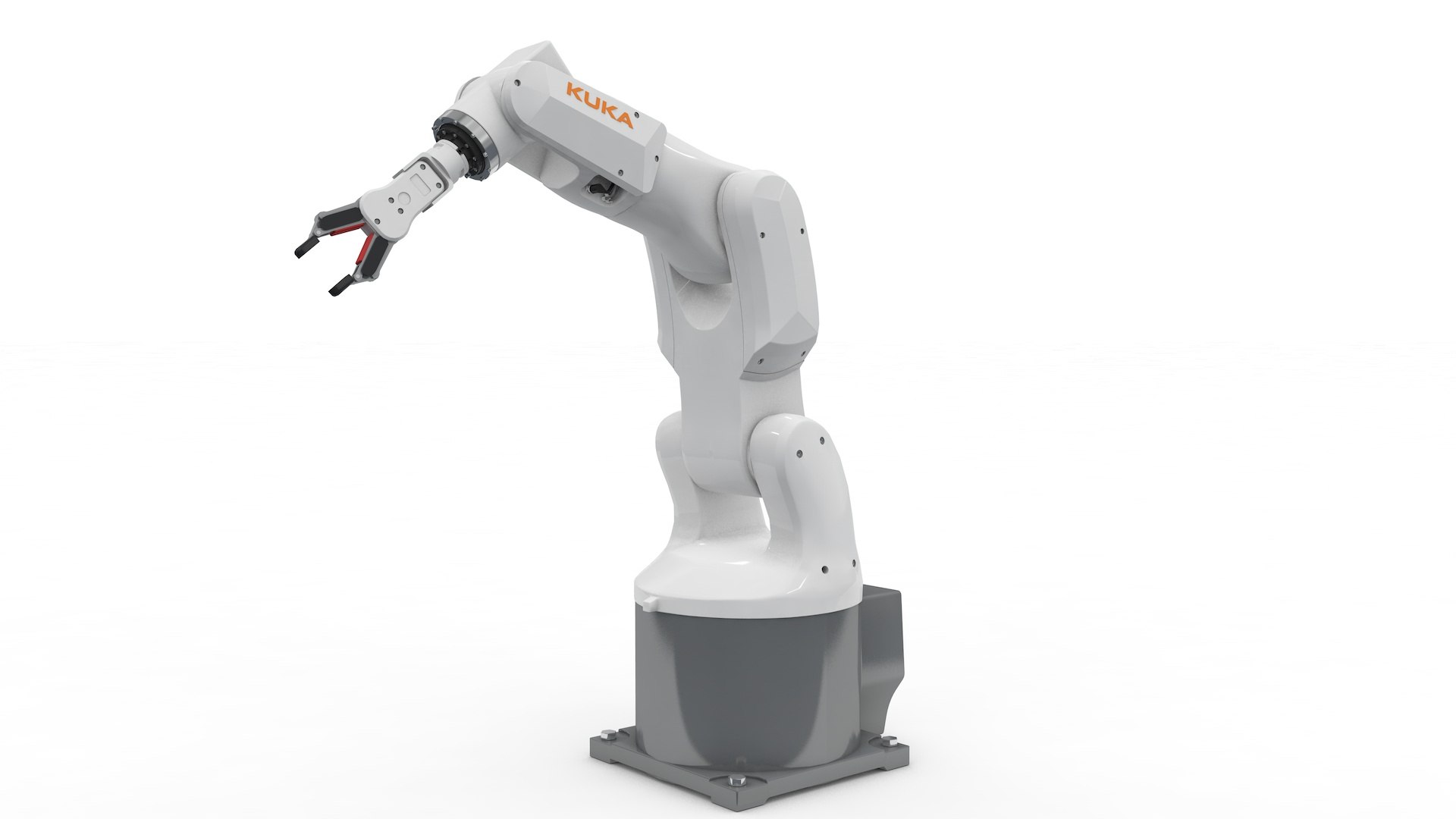 Robot Arm Kuka Agilus KR3 540 model https://p.turbosquid.com/ts-thumb/m6/Z7UiJj/UK/kr3_540_0015/jpg/1620349902/1920x1080/fit_q87/3292ee049755faa874ded3a314a979eb973614b6/kr3_540_0015.jpg