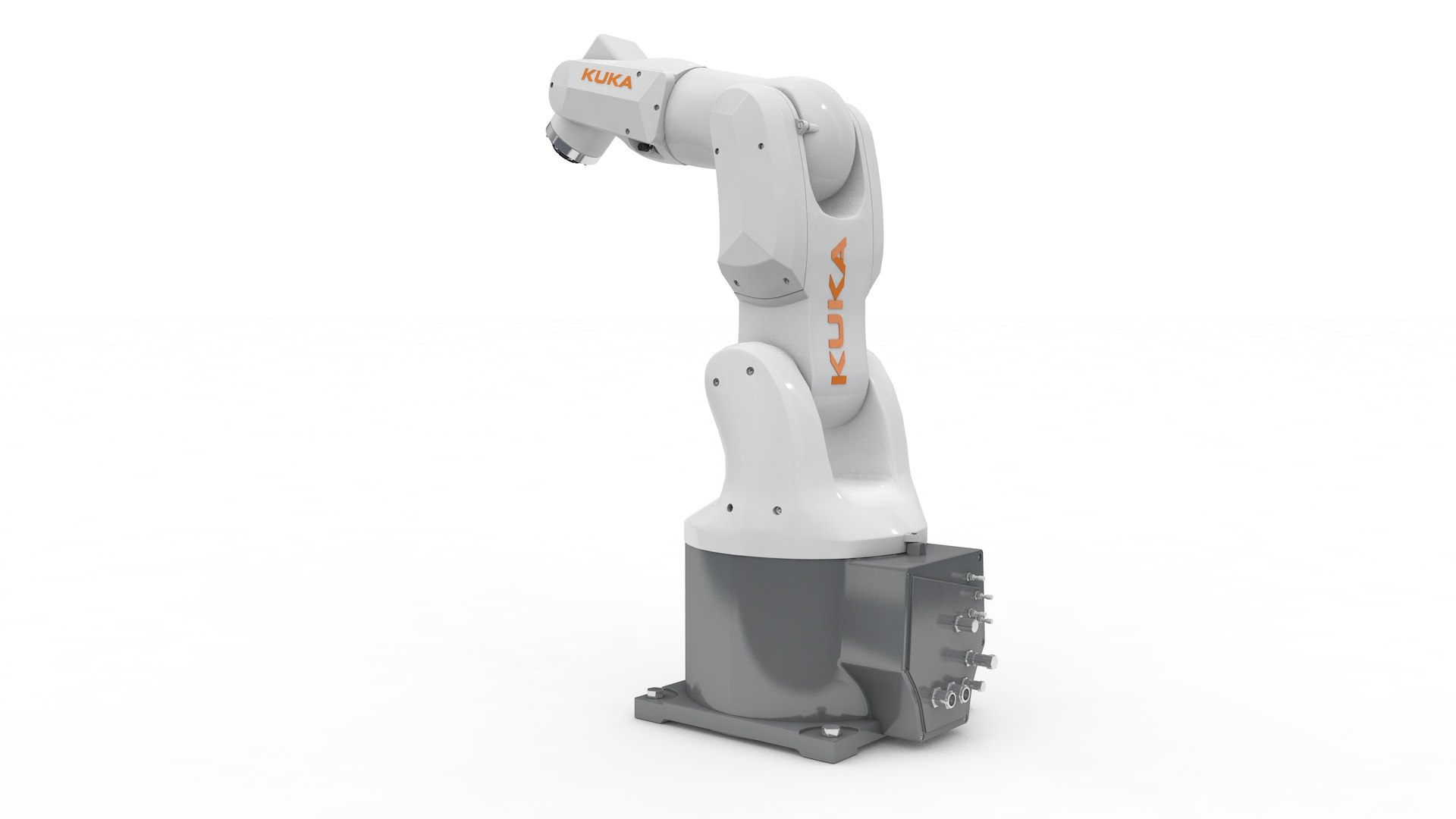 Robot Arm Kuka Agilus KR3 540 model https://p.turbosquid.com/ts-thumb/m6/Z7UiJj/bC/kr3_540_0001/jpg/1620349883/1920x1080/fit_q87/36460b56f95592a551c817accd4199925a35cd76/kr3_540_0001.jpg