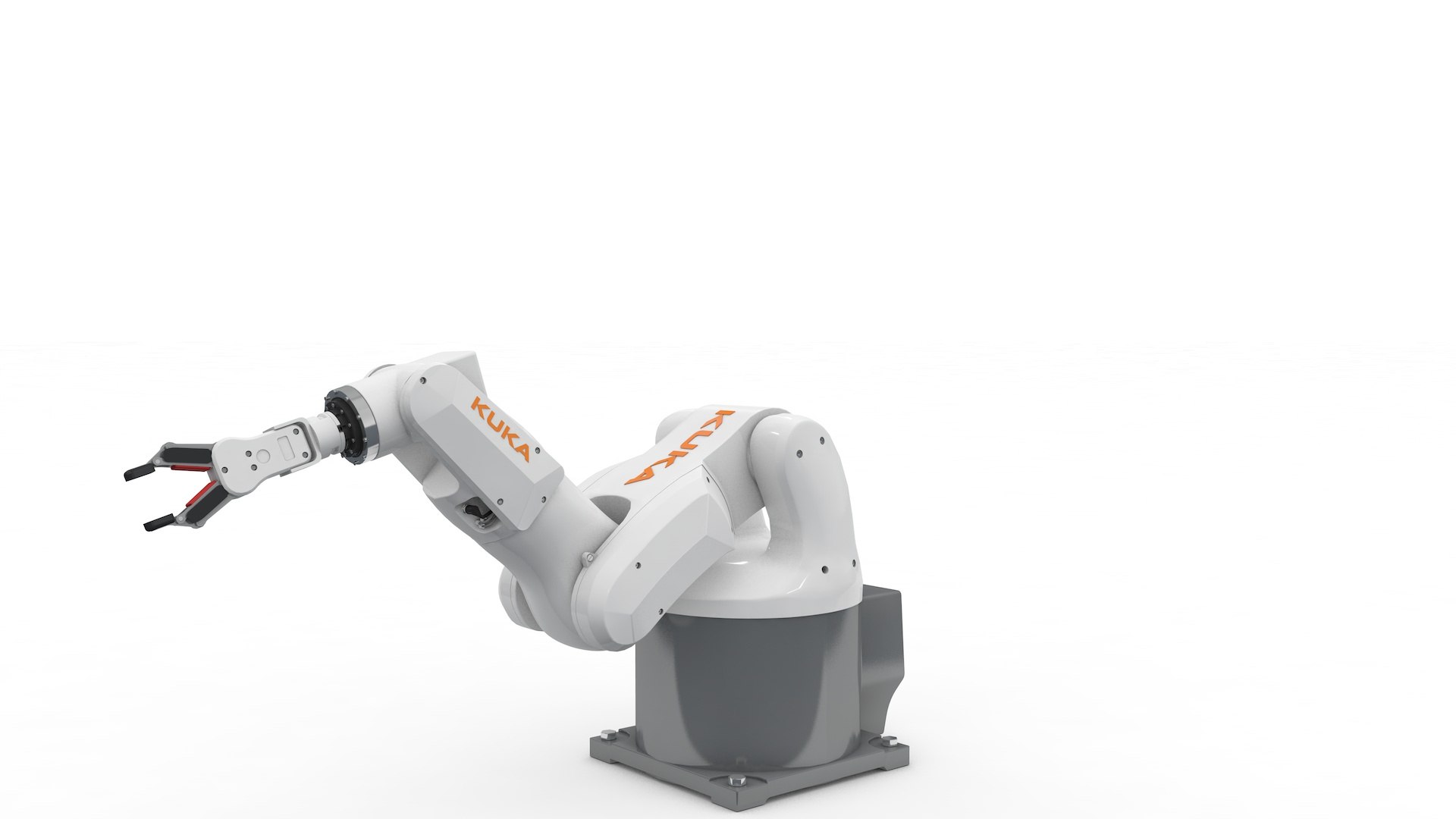 Robot Arm Kuka Agilus KR3 540 model https://p.turbosquid.com/ts-thumb/m6/Z7UiJj/fa/kr3_540_0013/jpg/1620349896/1920x1080/fit_q87/327ddb726057c8829d8fea655ed0e7c45fa1635b/kr3_540_0013.jpg