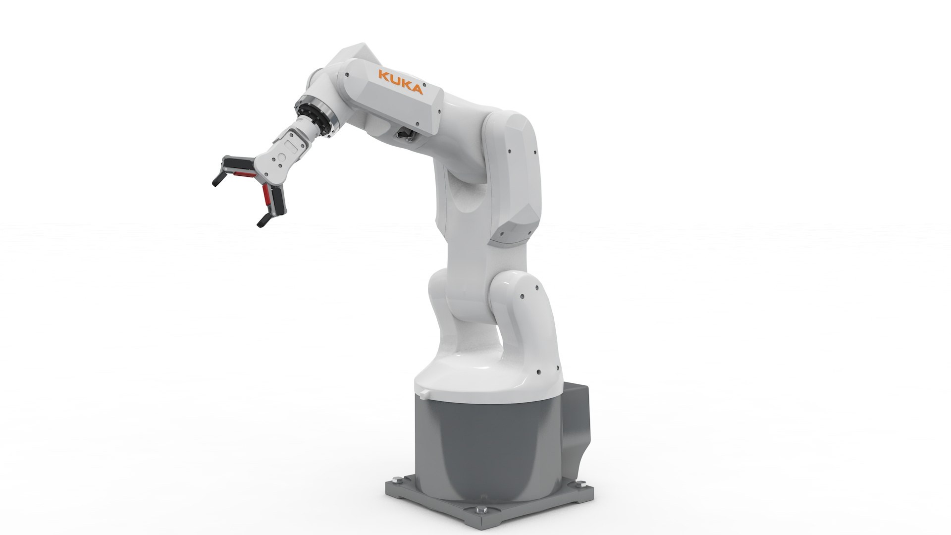 Robot Arm Kuka Agilus KR3 540 model https://p.turbosquid.com/ts-thumb/m6/Z7UiJj/rC/kr3_540_0006/jpg/1620349895/1920x1080/fit_q87/d9e5704e377b768f232daa60fae4fa15bab13171/kr3_540_0006.jpg