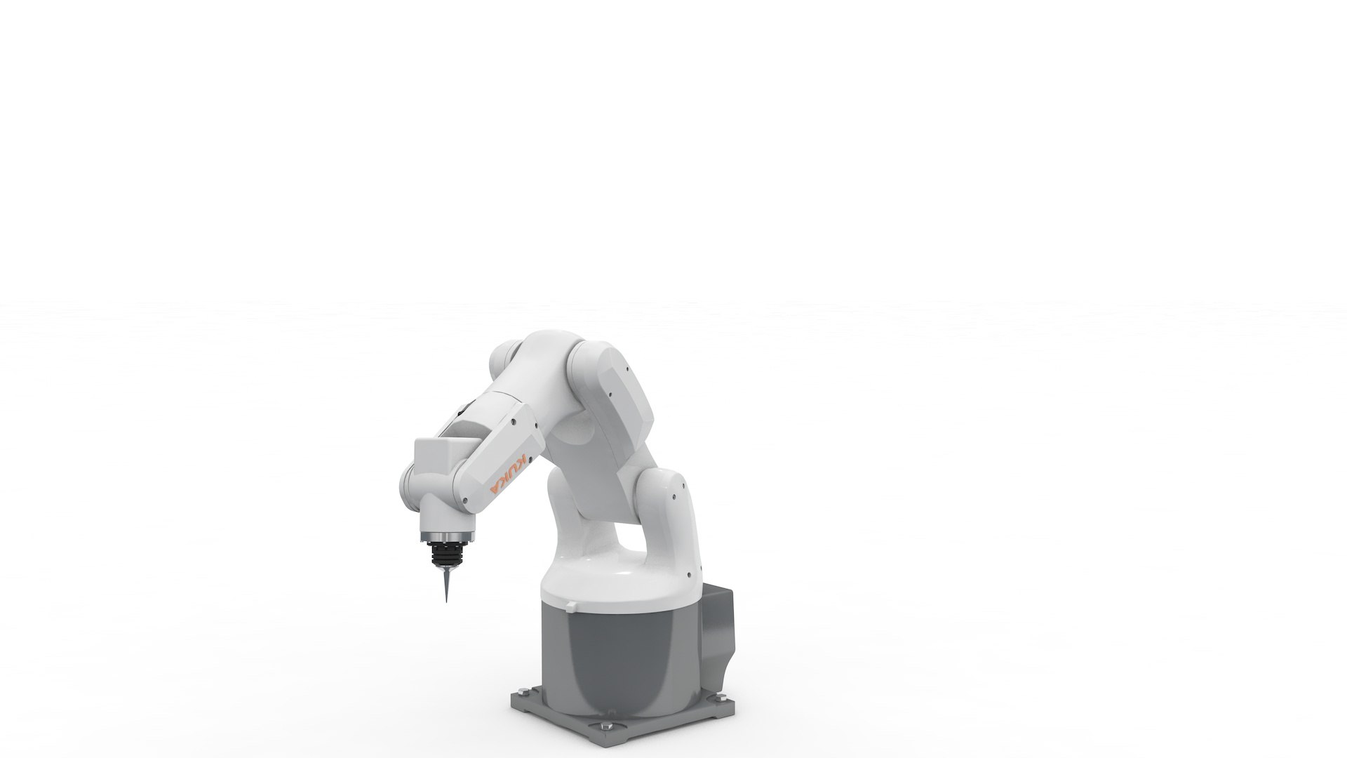 Robot Arm Kuka Agilus KR3 540 model https://p.turbosquid.com/ts-thumb/m6/Z7UiJj/ui/kr3_540_0030/jpg/1620349893/1920x1080/fit_q87/440e4da77cb369b25ca19112a0615c657170b172/kr3_540_0030.jpg