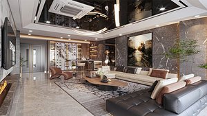 Entertainment room 01 - Maiholuxury - MAX FBX OBJ SKP DAE Simlab