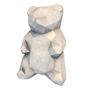 3D Gummy Bear Low Poly