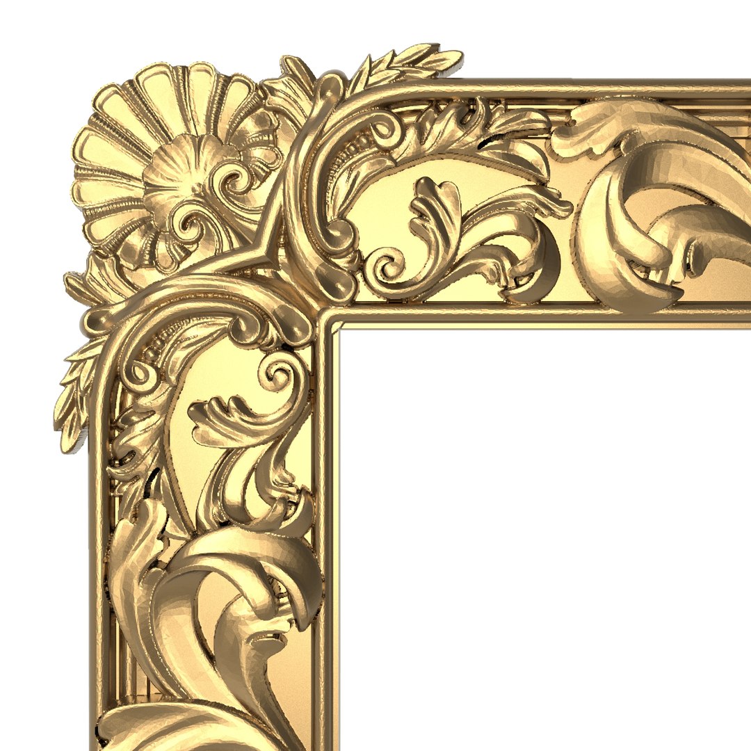 3D carved frame - TurboSquid 1694794