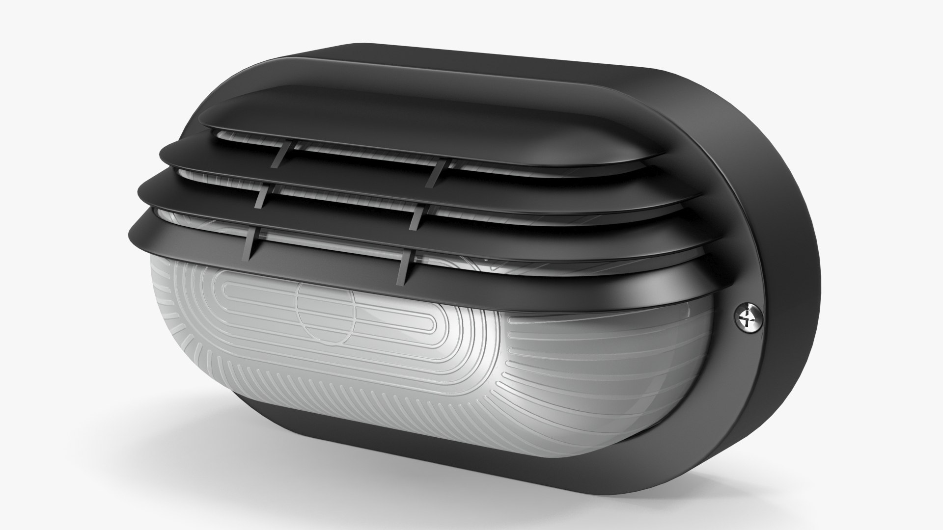 Bulkhead Wall Light 3D model preview