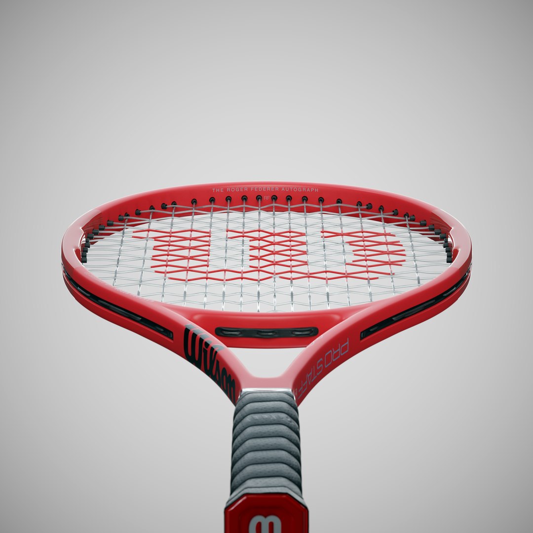 Wilson Pro Staff RF97 Autograph Red 3D Model - TurboSquid 2175954