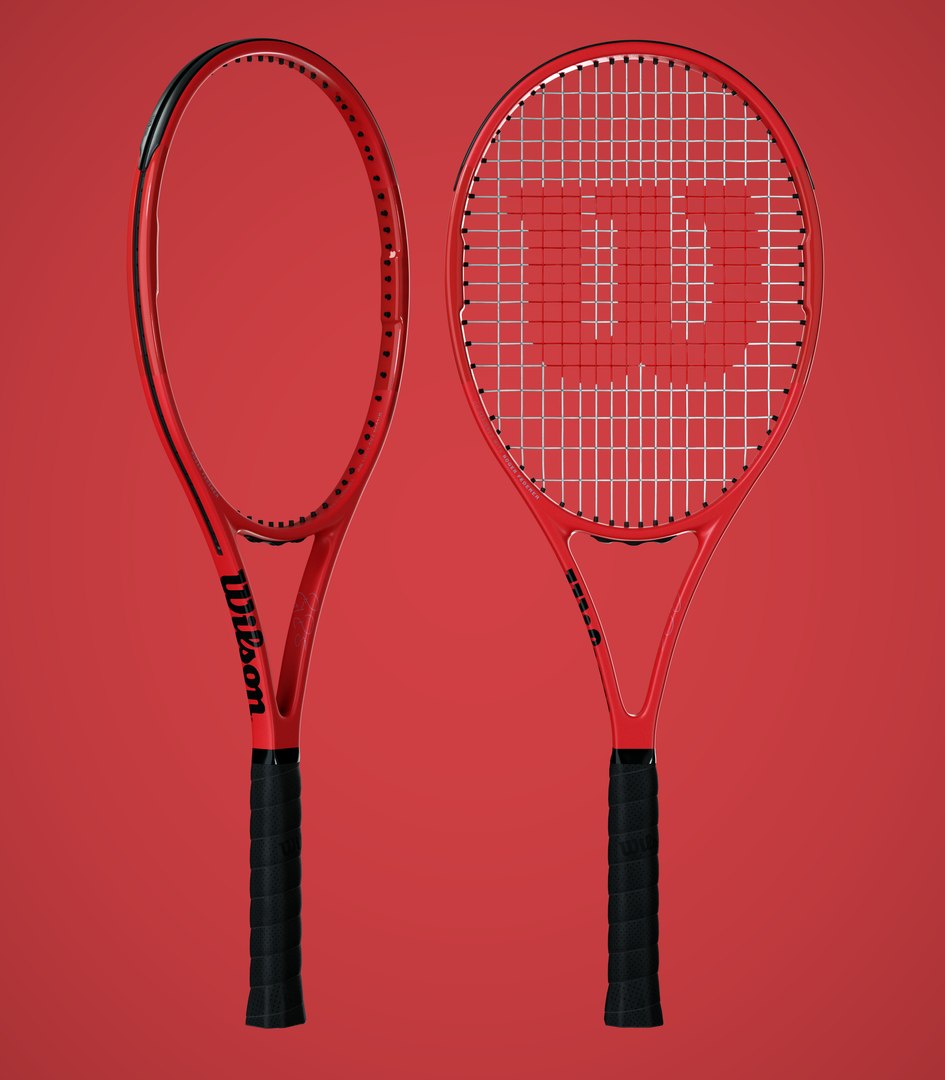 Wilson Pro Staff RF97 Autograph Red 3D Model - TurboSquid 2175954