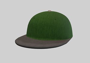 green cap 3D model