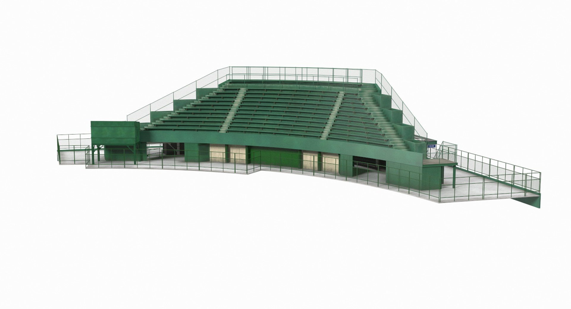 Stadium Seating Tribune 3D - TurboSquid 1396612