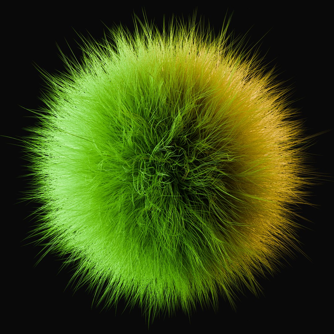 3D Fuzzy Sphere With Particle System Model - TurboSquid 2302181