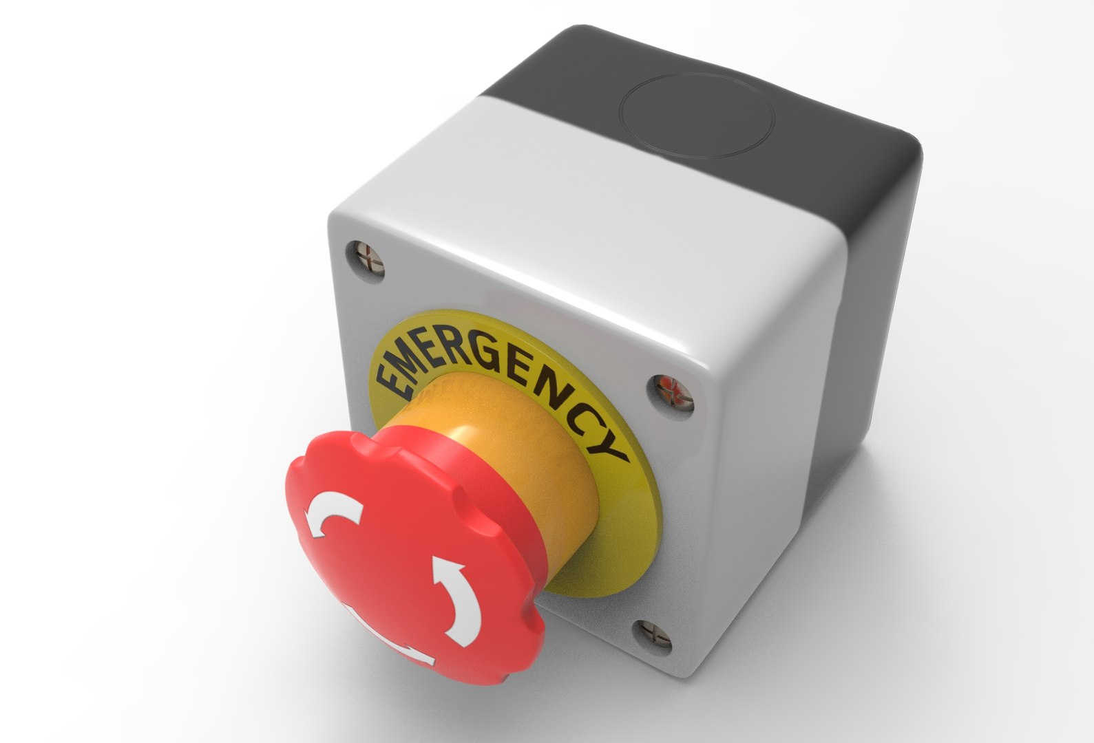3D Emergency Button Model - TurboSquid 2280478