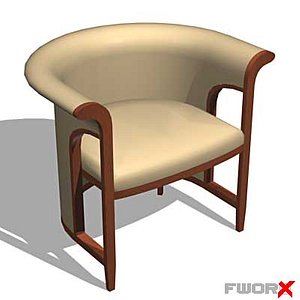 3d max armchair chair