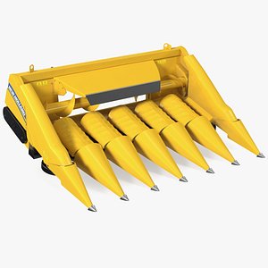 Rigid Corn Header New Holland 980CR 6 Rows 3D model