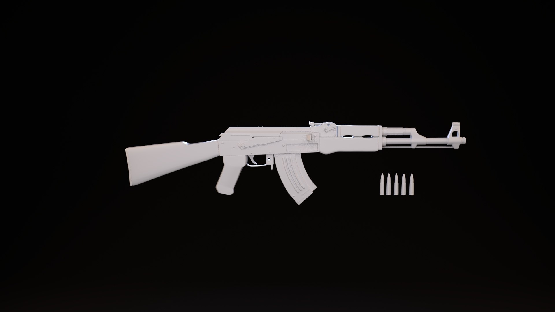 3D AK-47 - TurboSquid 2135411