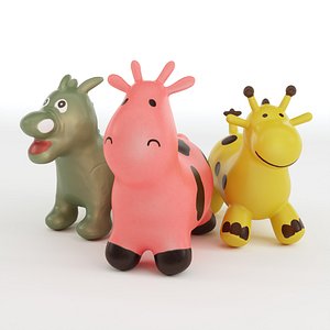 Childrens Space Hopper Toy Set