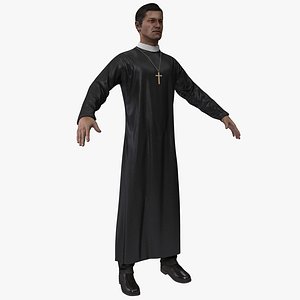 3d priest model