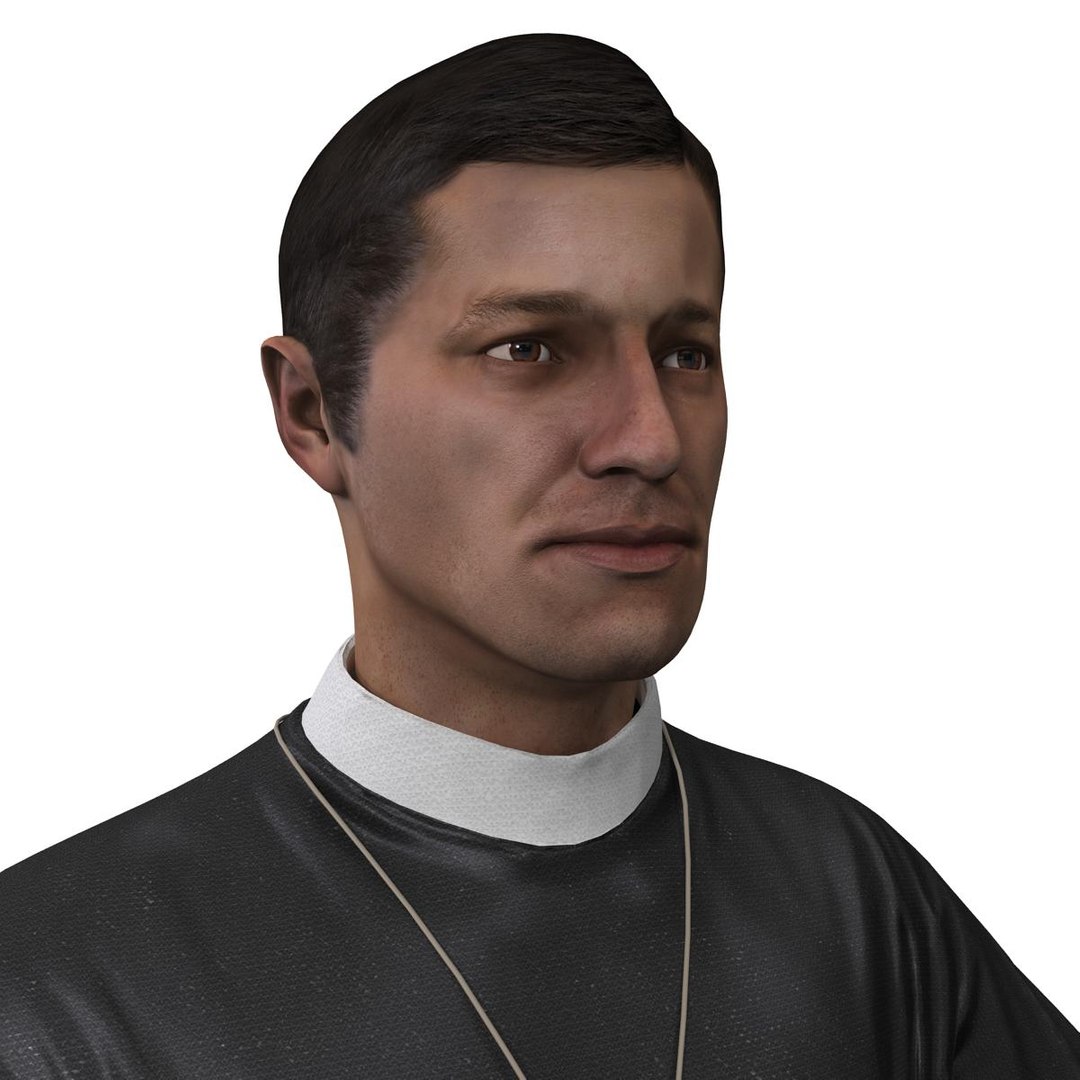 3d priest model