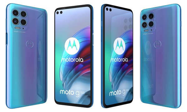 3D Motorola Moto G100 Iridescent Ocean