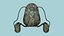 Jetpack H08 Green Camouflage - SciFi-Charakterdesign