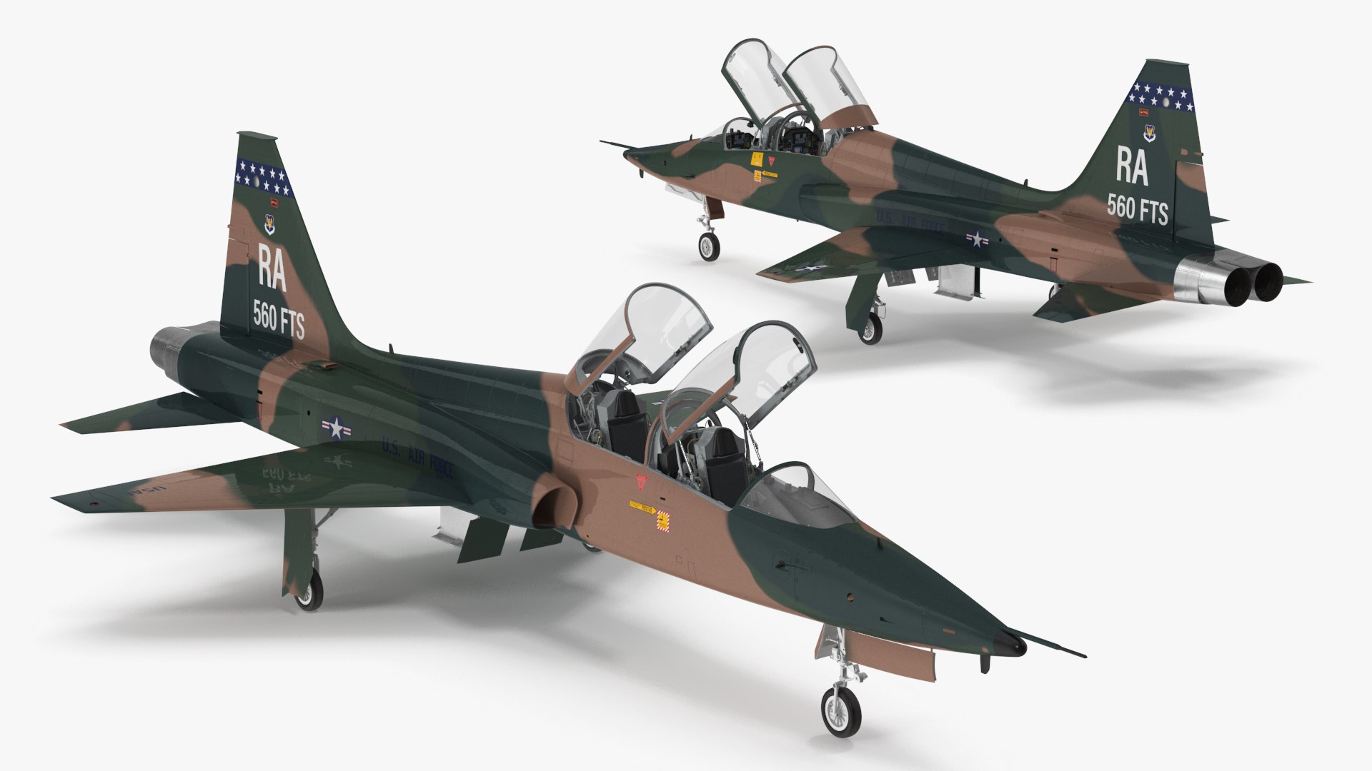3D Military T-38 Talon Jet Trainer Camo https://p.turbosquid.com/ts-thumb/m7/6EHSrB/DB/militaryt38talonjettrainercamo3dmodel021/jpg/1708591134/1920x1080/fit_q87/3e5149bbcbf96fe69017e9081fc1cfd23aae7d89/militaryt38talonjettrainercamo3dmodel021.jpg