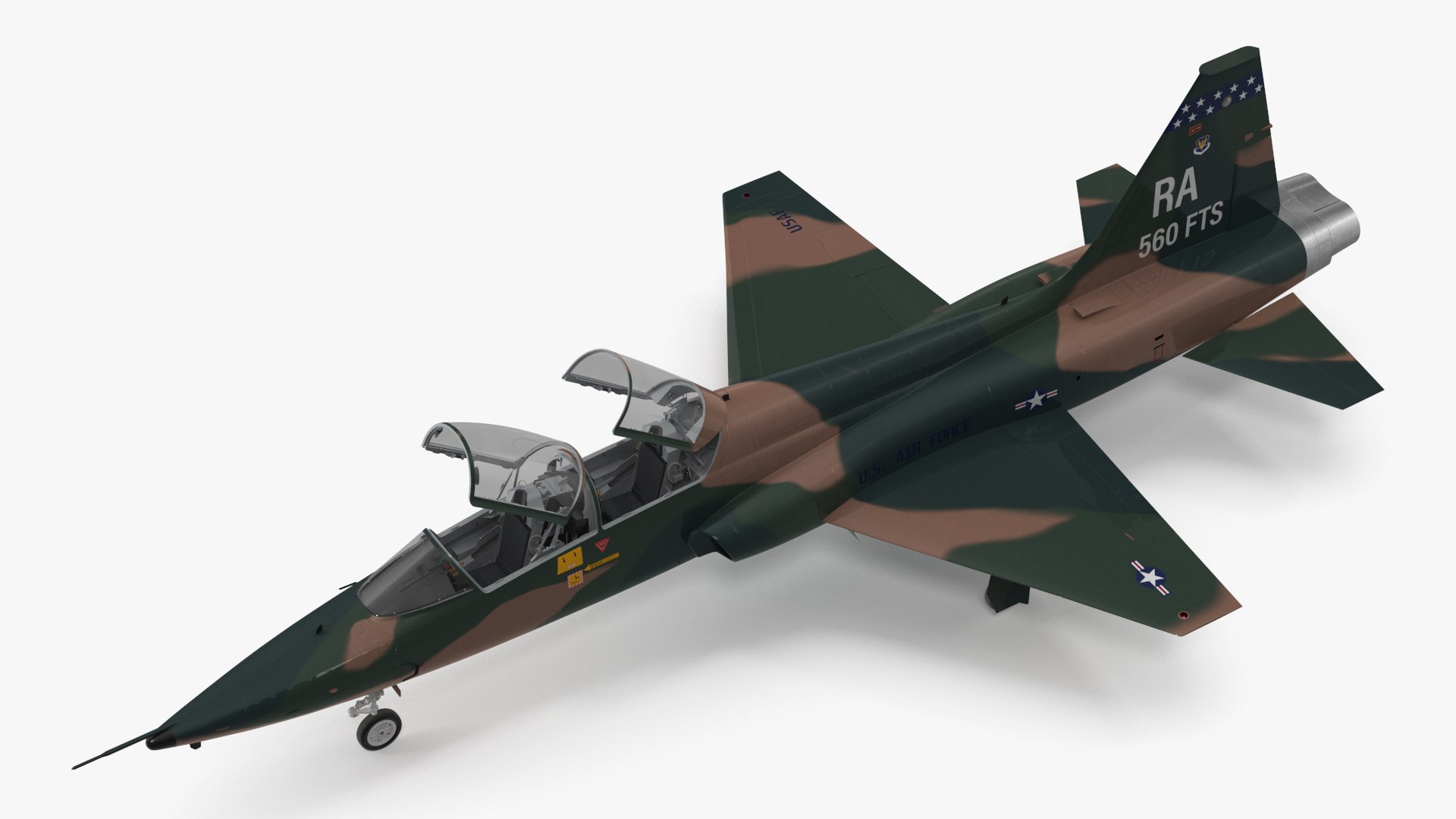 3D Military T-38 Talon Jet Trainer Camo https://p.turbosquid.com/ts-thumb/m7/6EHSrB/YD/militaryt38talonjettrainercamo3dmodel022/jpg/1708591138/1920x1080/fit_q87/a98d7265a0524c79ef7e73570c48825f6dededd0/militaryt38talonjettrainercamo3dmodel022.jpg