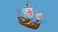 pinta 1492 ship 3D model