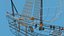 pinta 1492 ship 3D model