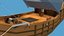 pinta 1492 ship 3D model