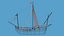 pinta 1492 ship 3D model