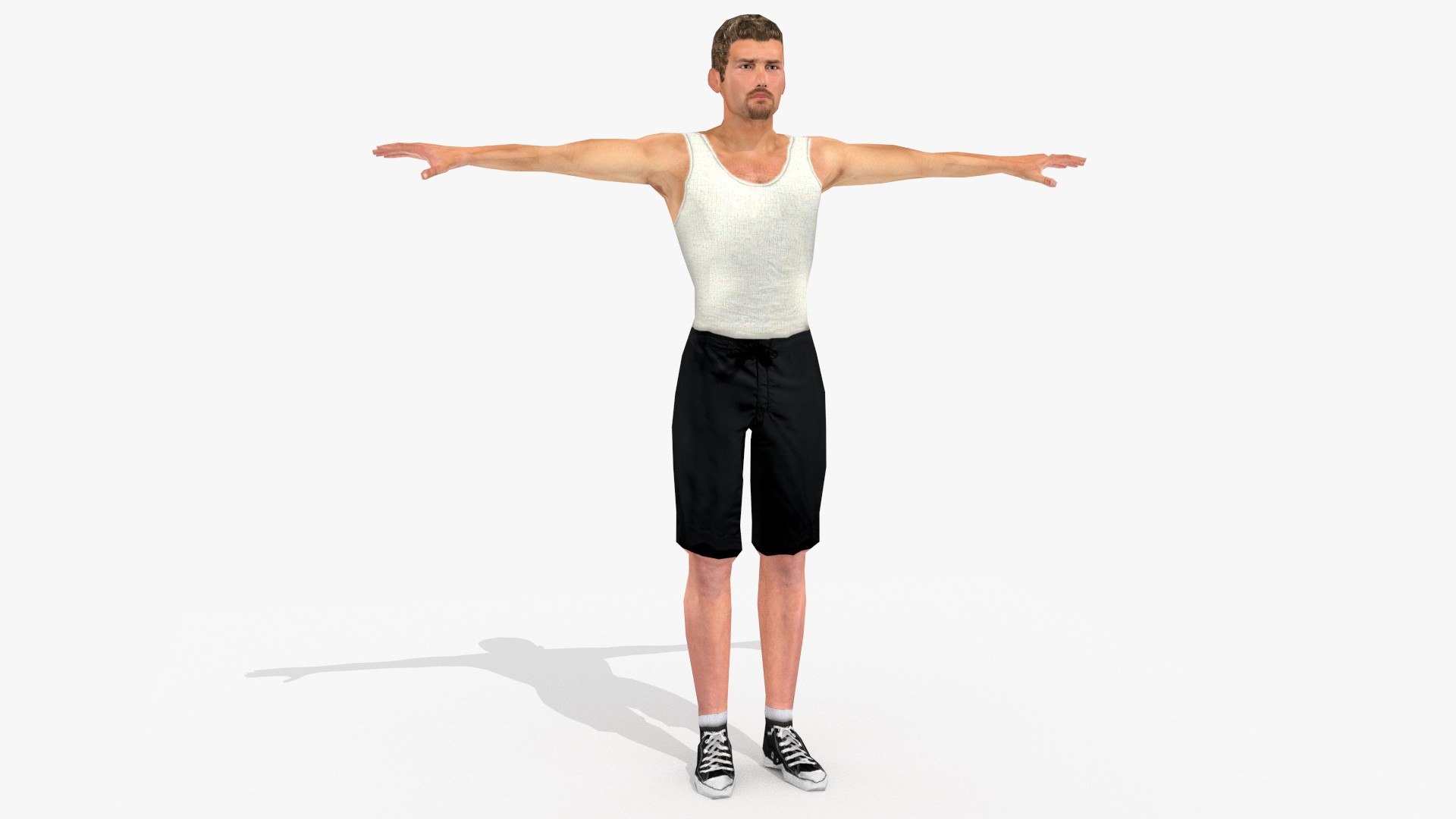 Realistic Rigged - 3ds