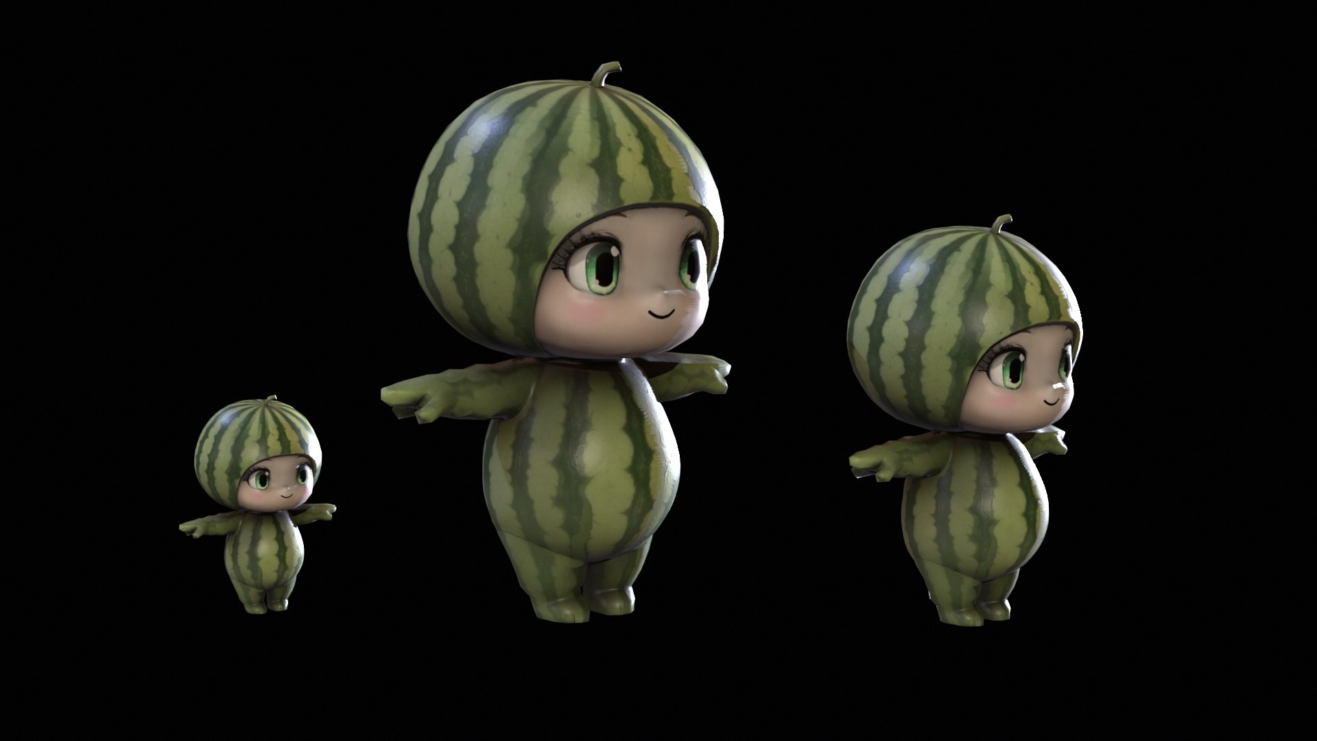 3D Chibi Fruit Watermelon model https://p.turbosquid.com/ts-thumb/m7/AzaQC9/KW/desktop2/jpg/1777629941/1920x1080/fit_q87/777781e14a04b5c70e3a0091e51d813c78fb4310/desktop2.jpg