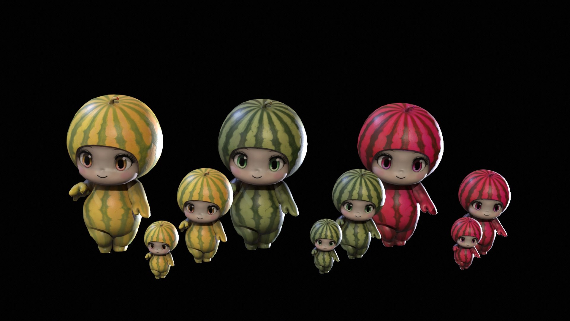3D Chibi Fruit Watermelon model https://p.turbosquid.com/ts-thumb/m7/AzaQC9/Rn/301_003/jpg/1777629936/1920x1080/fit_q87/37f0475ea1c285a2ff57329bba24a6d5668ccfff/301_003.jpg