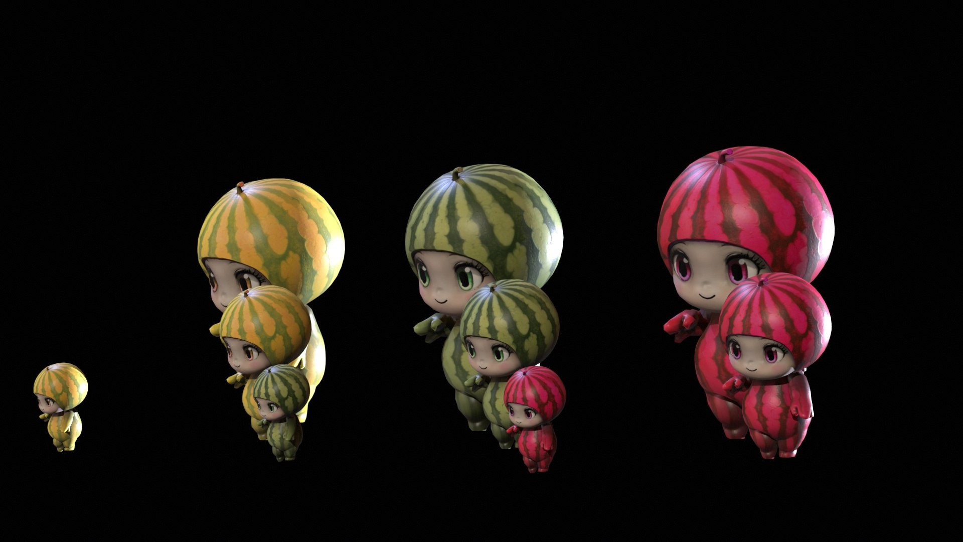 3D Chibi Fruit Watermelon model https://p.turbosquid.com/ts-thumb/m7/AzaQC9/Ts/301_004/jpg/1777629938/1920x1080/fit_q87/8c9061546a64427c53a1f4a50eda0fdfe1d4deff/301_004.jpg